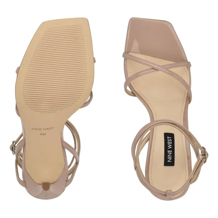 Tidle Ankle Strap Sandals Barely Nude Women Nine West Heels Tidle Ankle Strap Sandals Barely Nude Women Nine West Heels