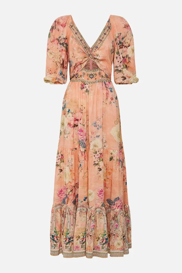 TIERED PUFF SLEEVE DRESS THE JEWELLERY PALACE The Jewellery Palace Womens Camilla Dresses