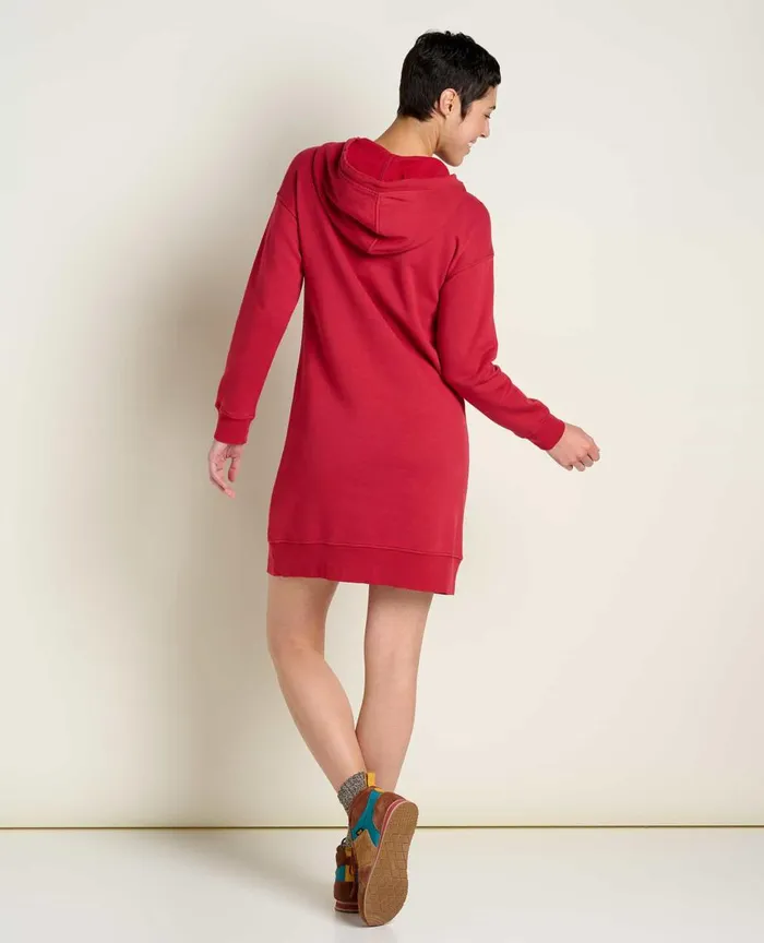 ToadandCo Dresses Hemp Daybreaker Hooded Dress Berry 8211 Women039s