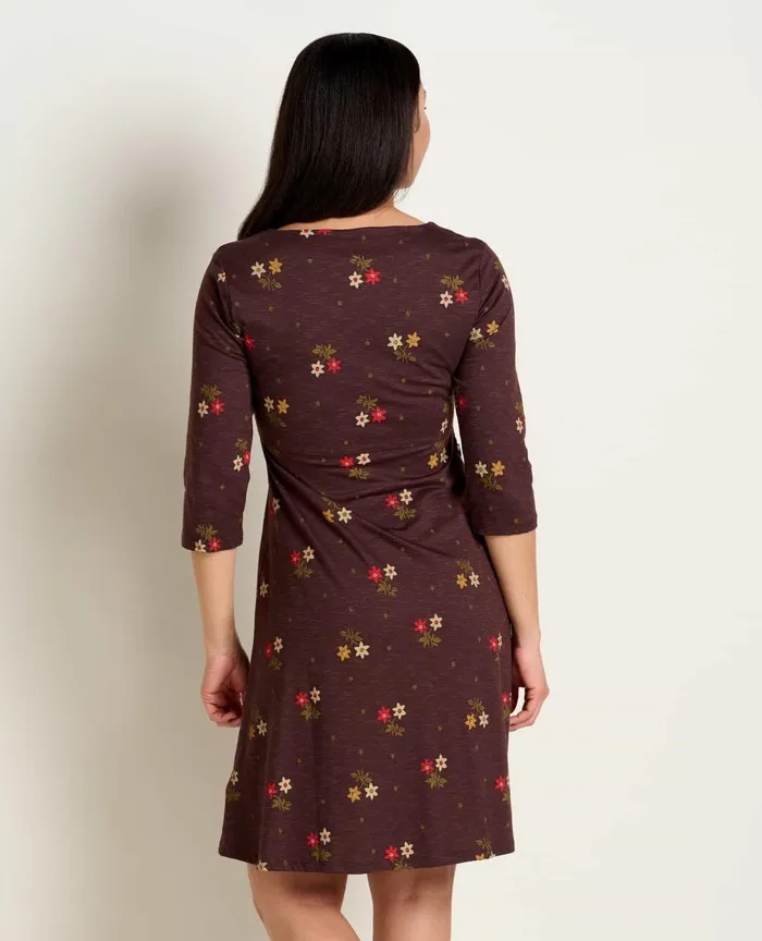 ToadandCo Dresses Rosalinda Dress Carob Duo Print 8211 Women039s