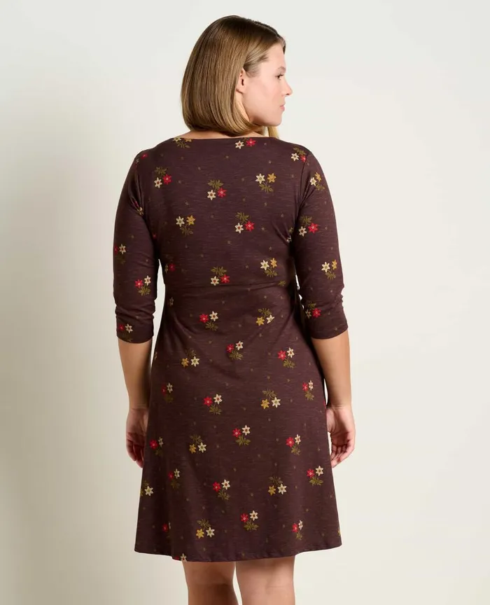 ToadandCo Dresses Rosalinda Dress Carob Duo Print 8211 Women039s