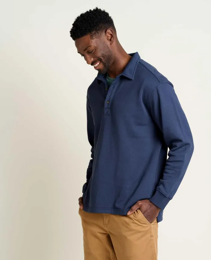ToadandCo Jackets and Layers Hemp Daybreaker Rugby Big Sky 8211 Men039s