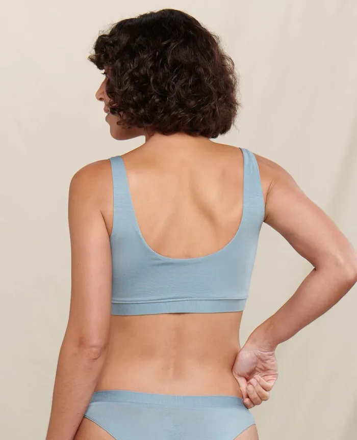 ToadandCo Loungewear and Sleep Scoop Bralette Weathered Blue 8211 Women039s