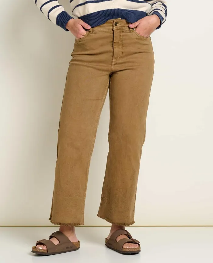 ToadandCo Pants Balsam Seeded Cutoff Pant Honey Brown 8211 Women039s