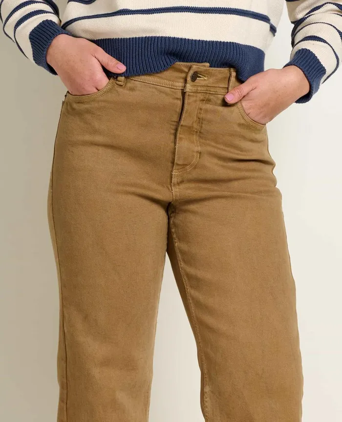 ToadandCo Pants Balsam Seeded Cutoff Pant Honey Brown 8211 Women039s
