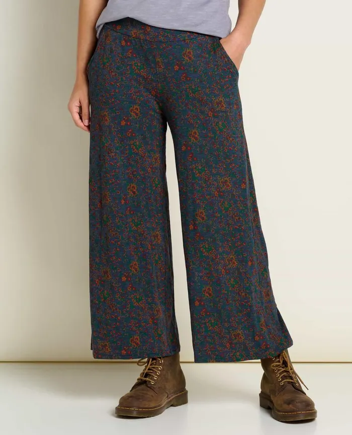 ToadandCo Pants Chaka Wide Leg Pant True Navy Paisley Print 8211 Women039s