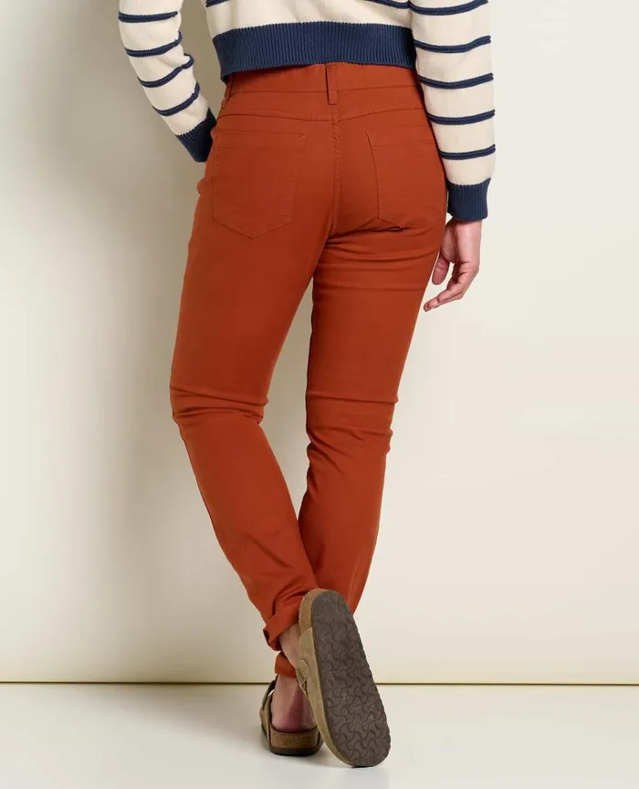 ToadandCo Pants Earthworks 5 Pocket Skinny Pant Cinnamon 8211 Women039s