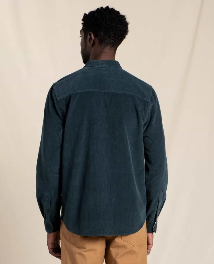 ToadandCo Shirts Men039s Scouter Cord Long Sleeve Shirt Midnight 8211 Men039s