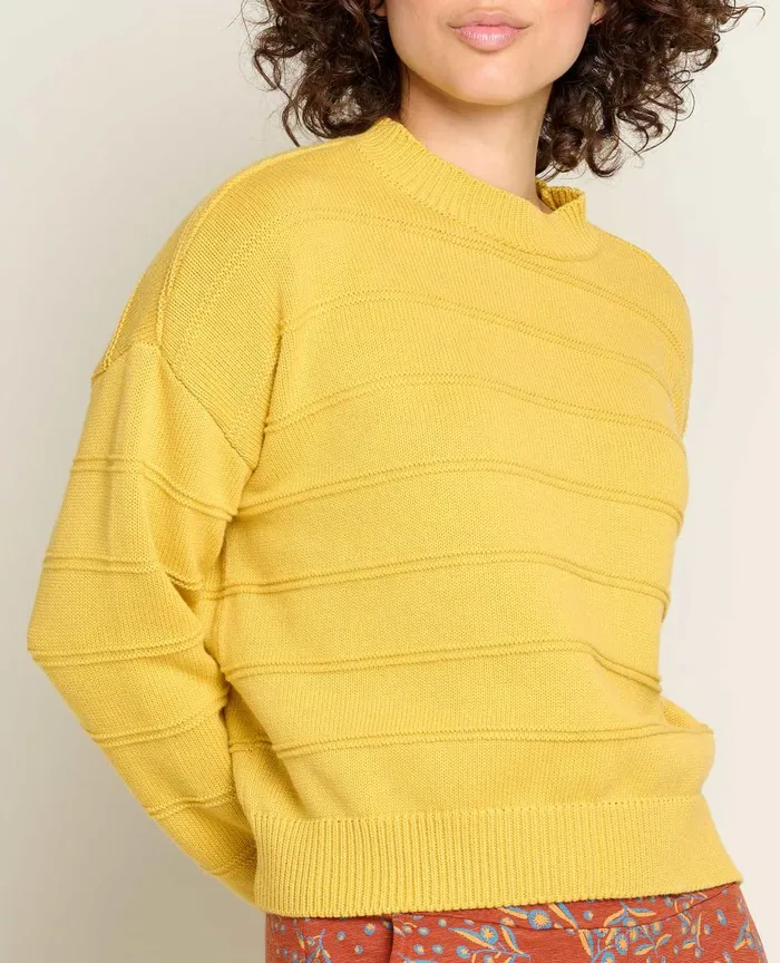 ToadandCo Sweaters Bianca II Crew Sweater Chamomile 8211 Women039s