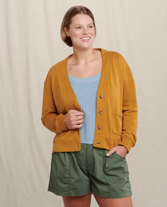 ToadandCo Sweaters Hemp Daybreaker Cardi Kelp 8211 Women039s