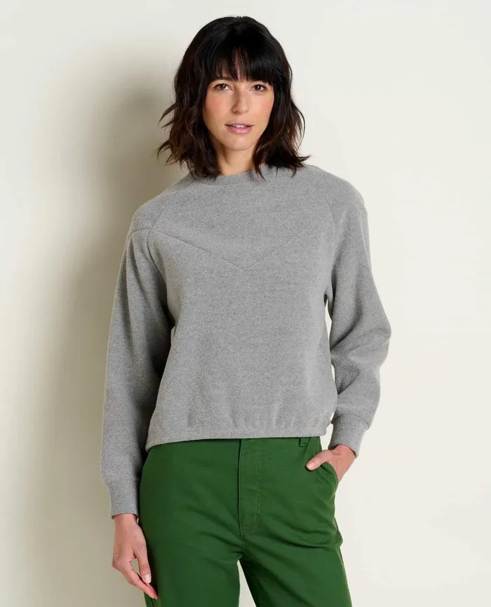 ToadandCo Tops and TShirts Whitney Terry Pullover Light Heather Grey 8211 Women039s