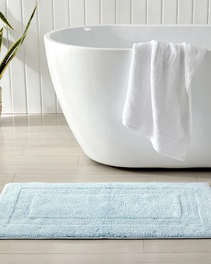 Tommy Bahama Bath Long Branch Reversible Bath Rug Sky Blue 8211 Beach and Home