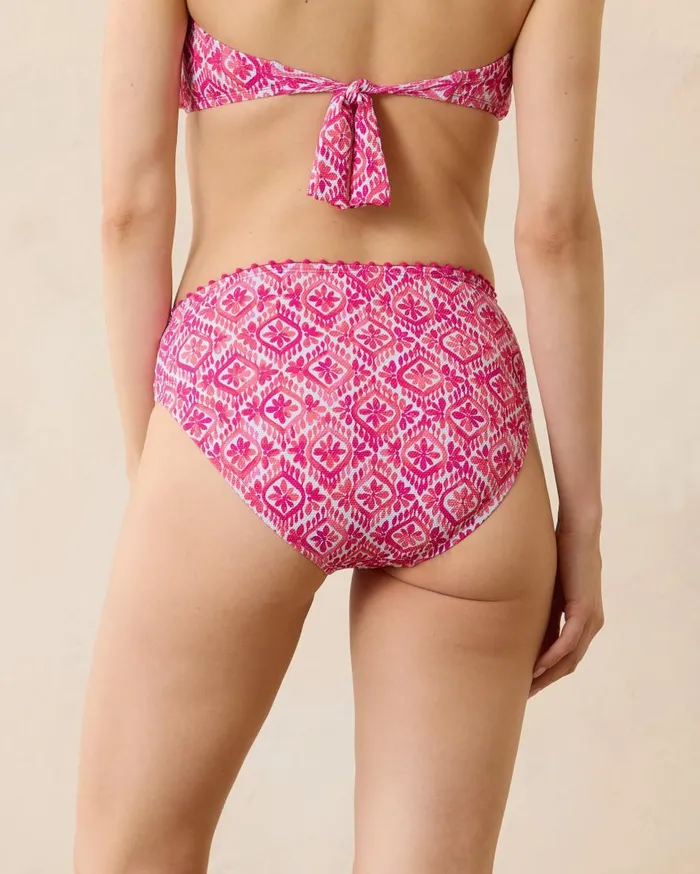 Tommy Bahama Bikini Bottoms Island Cays Shell Beach HighWaist Bikini Bottoms Passion Pink 8211 Women Tommy Bahama Bikini Bottoms Island Cays Shell Beach HighWaist Bikini Bottoms Passion Pink 8211 Women