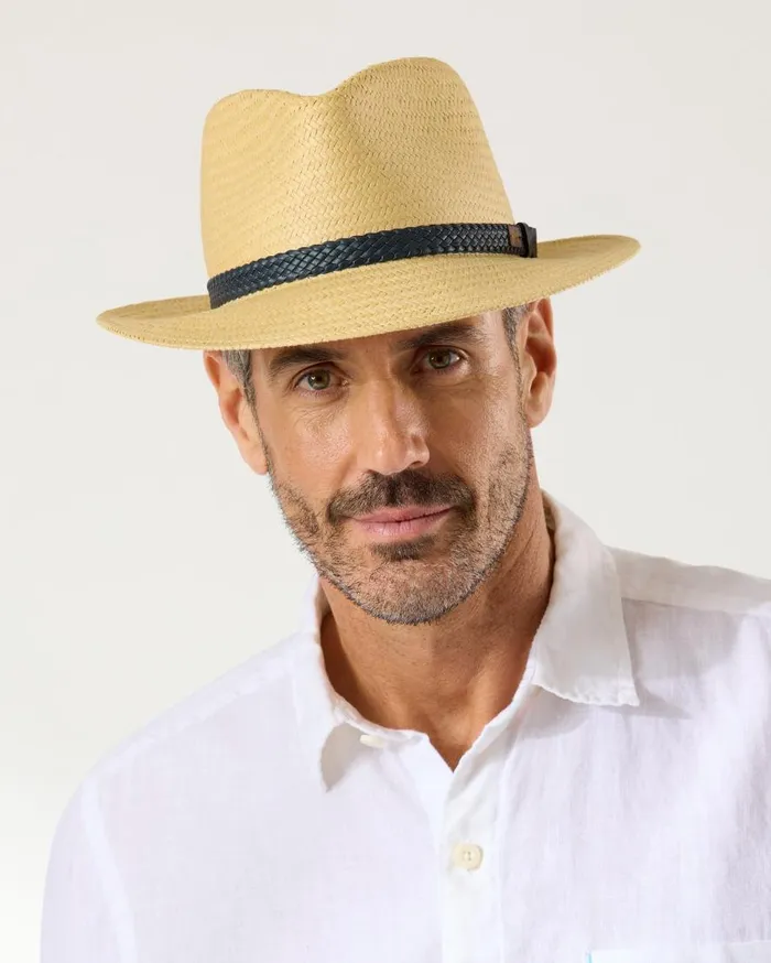Tommy Bahama Hats and Caps Bristol Packable Raindura Hat Burlap 8211 Men