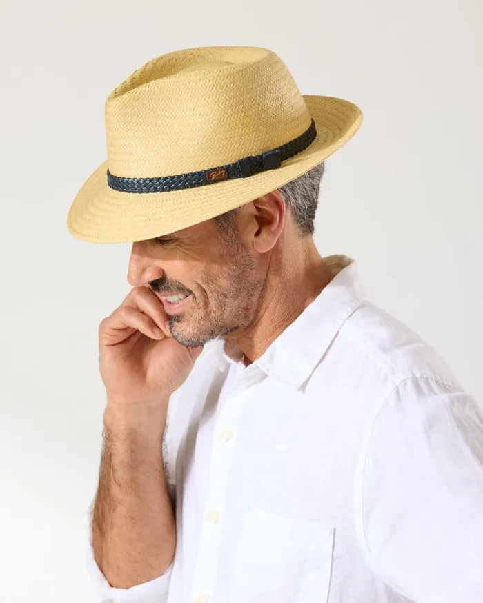 Tommy Bahama Hats and Caps Bristol Packable Raindura Hat Burlap 8211 Men