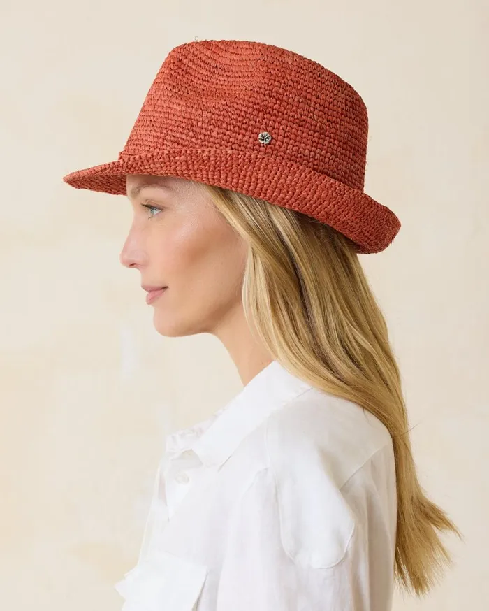 Tommy Bahama Hats and Caps Gigi Crochet Raffia Hat Hibiscus 8211 Women Tommy Bahama Hats and Caps Gigi Crochet Raffia Hat Hibiscus 8211 Women