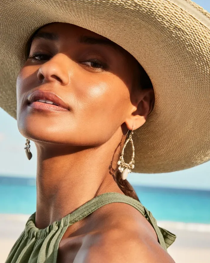 Tommy Bahama Jewelry Seaside Shell Drop Hoop Charm Earrings Gold 8211 Women Tommy Bahama Jewelry Seaside Shell Drop Hoop Charm Earrings Gold 8211 Women