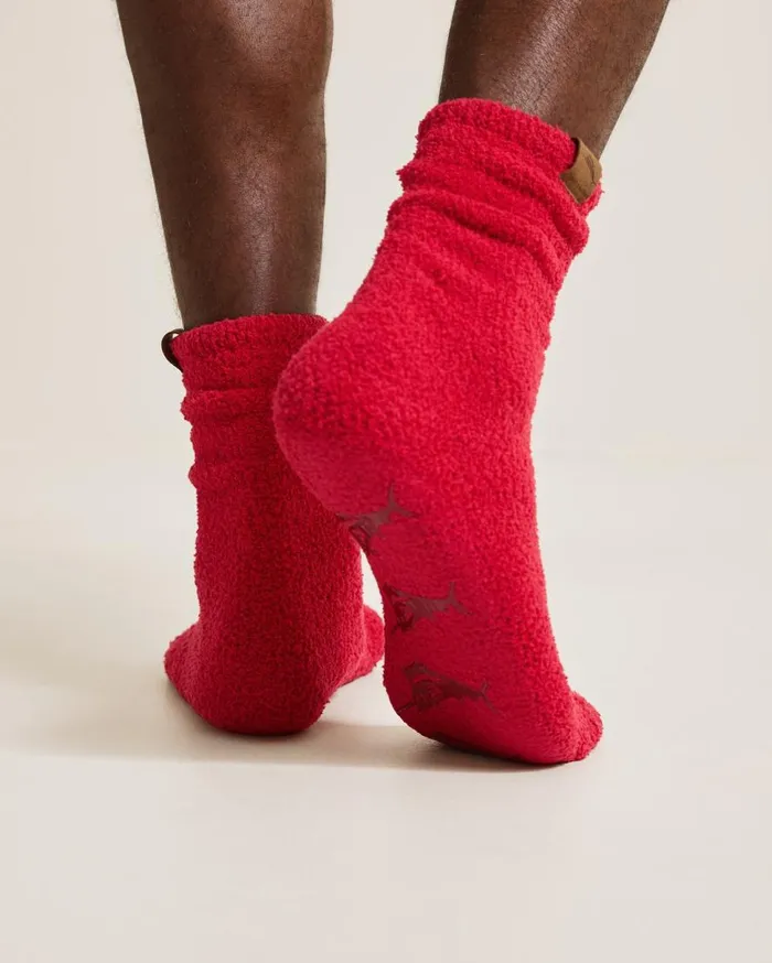 Tommy Bahama Loungewear and Pajamas Island Soft Lounge Socks Jester Red 8211 Men