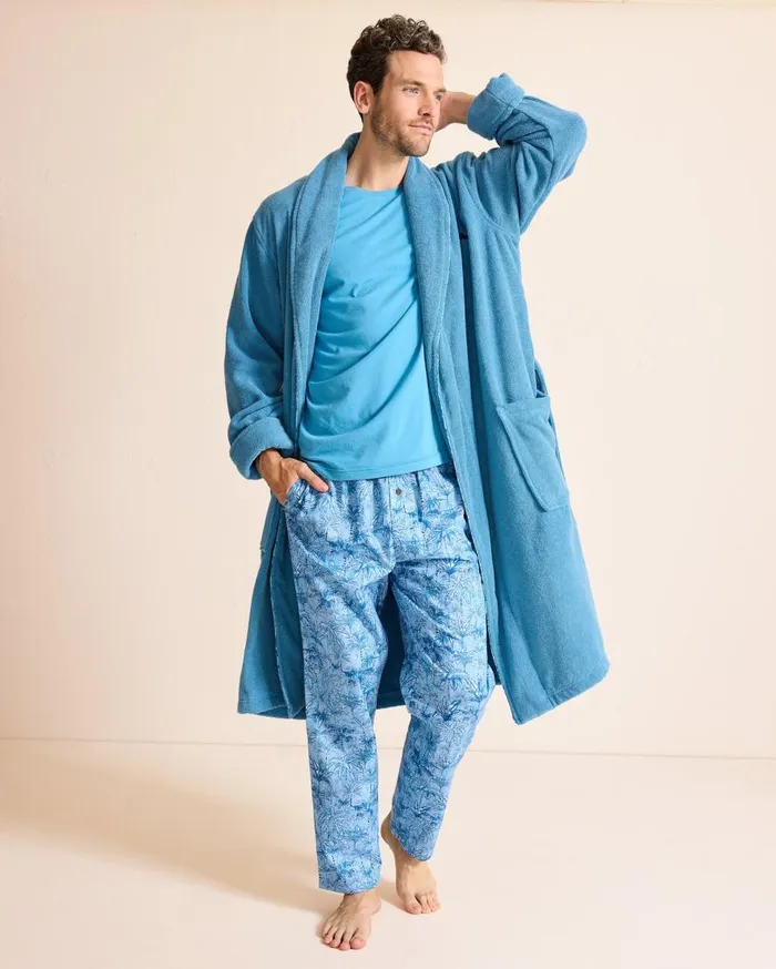 Tommy Bahama Loungewear and Pajamas Loop Terry Robe Blue Fade 8211 Men Tommy Bahama Loungewear and Pajamas Loop Terry Robe Blue Fade 8211 Men