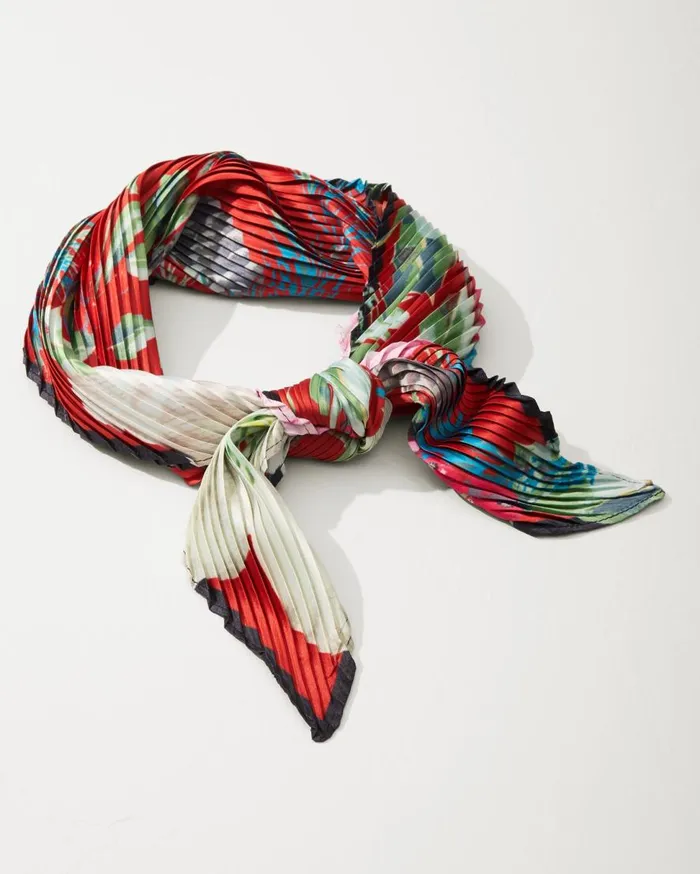 Tommy Bahama Scarves and Wraps Amaryllis Pleated Diamond Scarf Cherry 8211 Women Tommy Bahama Scarves and Wraps Amaryllis Pleated Diamond Scarf Cherry 8211 Women