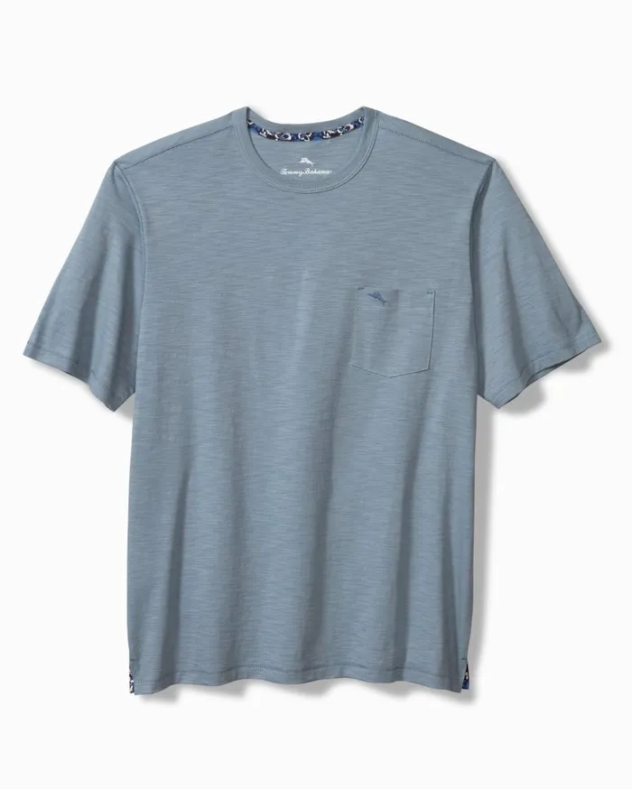 Tommy Bahama Shirts Bali Beach Crew TShirt Norse Blue 8211 Men