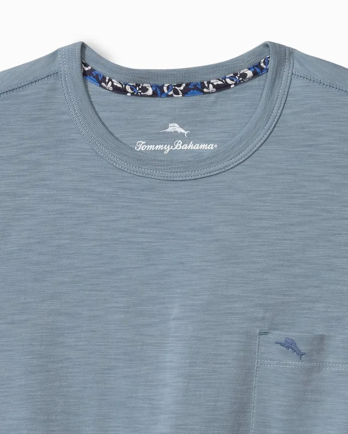 Tommy Bahama Shirts Bali Beach Crew TShirt Norse Blue 8211 Men