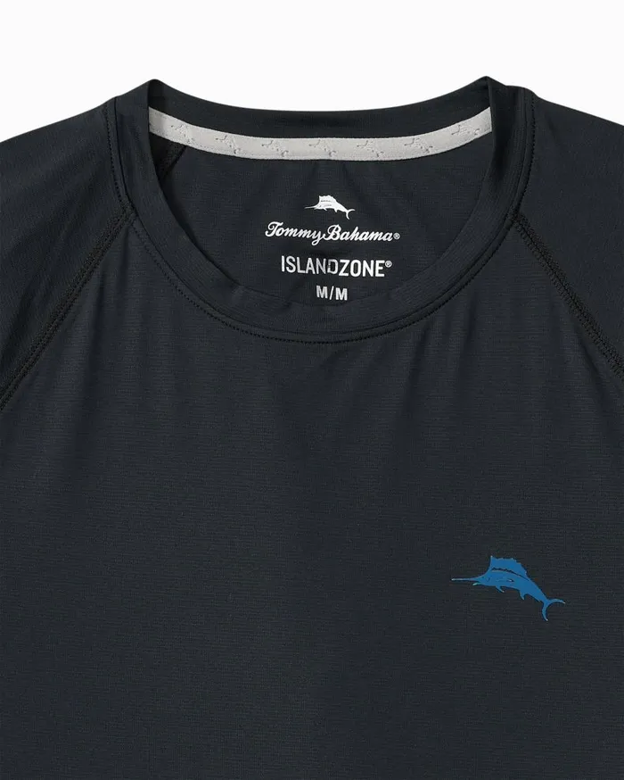 Tommy Bahama Shirts Chill Time Surf IslandZone ShortSleeve Rash Guard Jet Black 8211 Men Tommy Bahama Shirts Chill Time Surf IslandZone ShortSleeve Rash Guard Jet Black 8211 Men