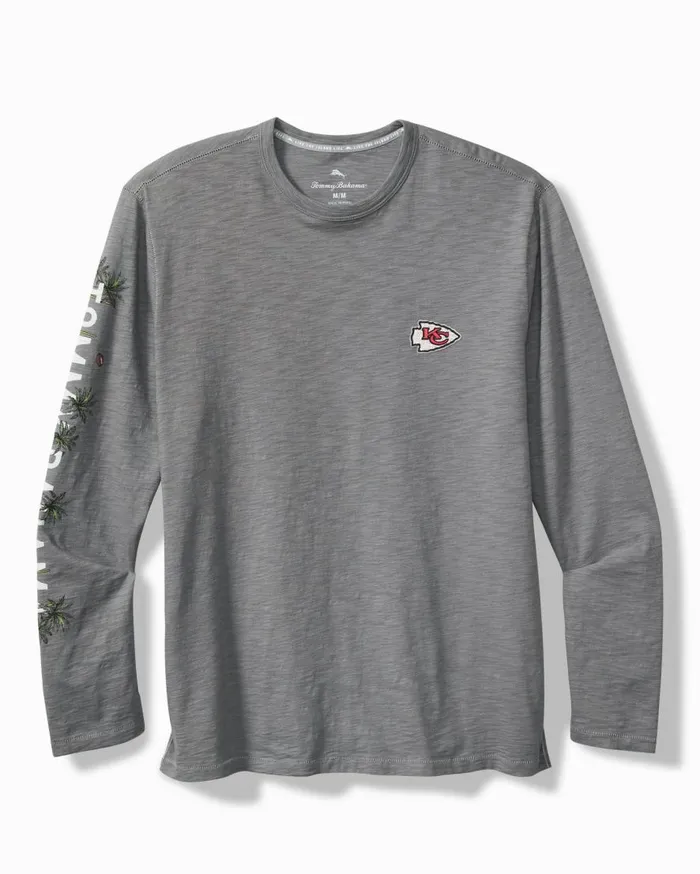 Tommy Bahama Shirts NFL Oasis Endzone LongSleeve Lux TShirt Kansascitychiefs 8211 Men Tommy Bahama Shirts NFL Oasis Endzone LongSleeve Lux TShirt Kansascitychiefs 8211 Men