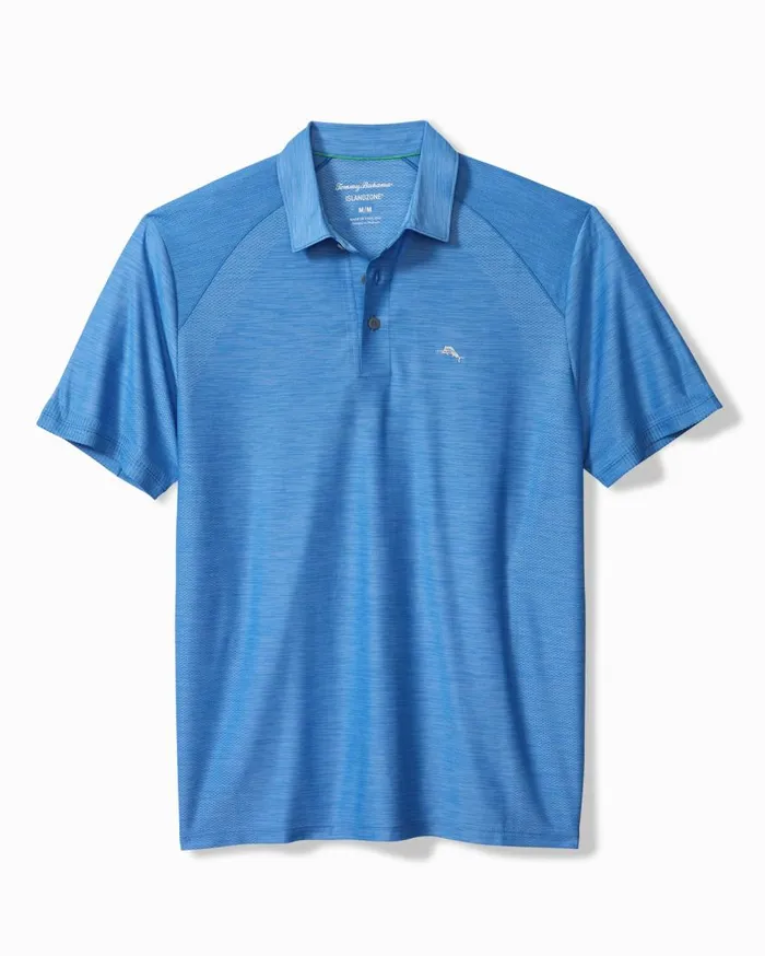 Tommy Bahama Shirts Palm Coast Pro IslandZone Polo Palace Blue 8211 Men