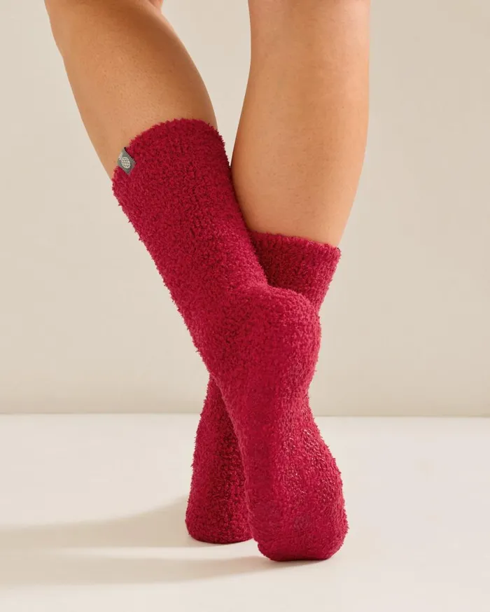 Tommy Bahama Sleepwear Island Soft Socks Jester Red 8211 Women