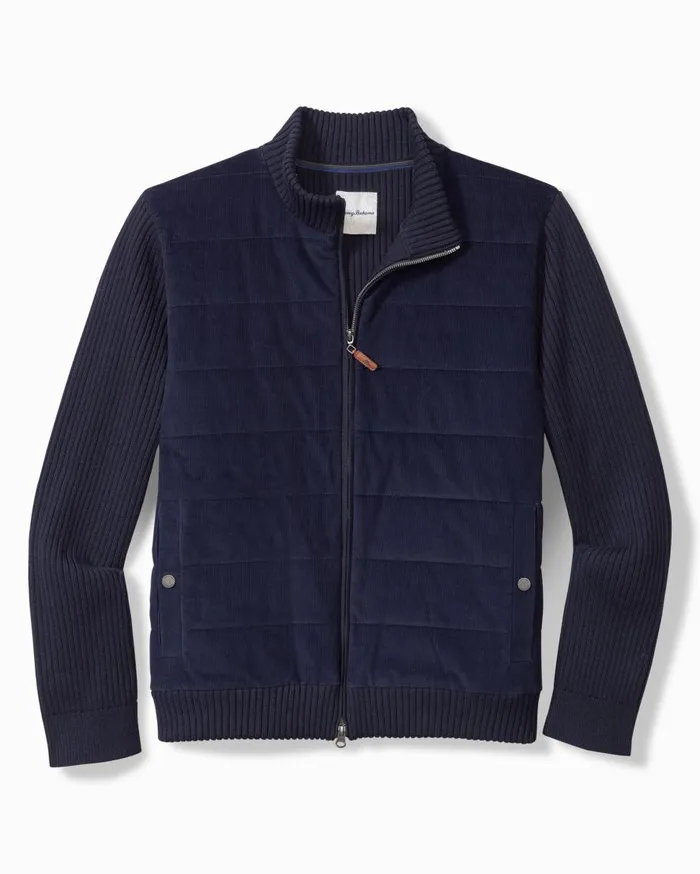 Tommy Bahama Sweaters Canyon Hybrid Jacket Ocean Deep 8211 Men