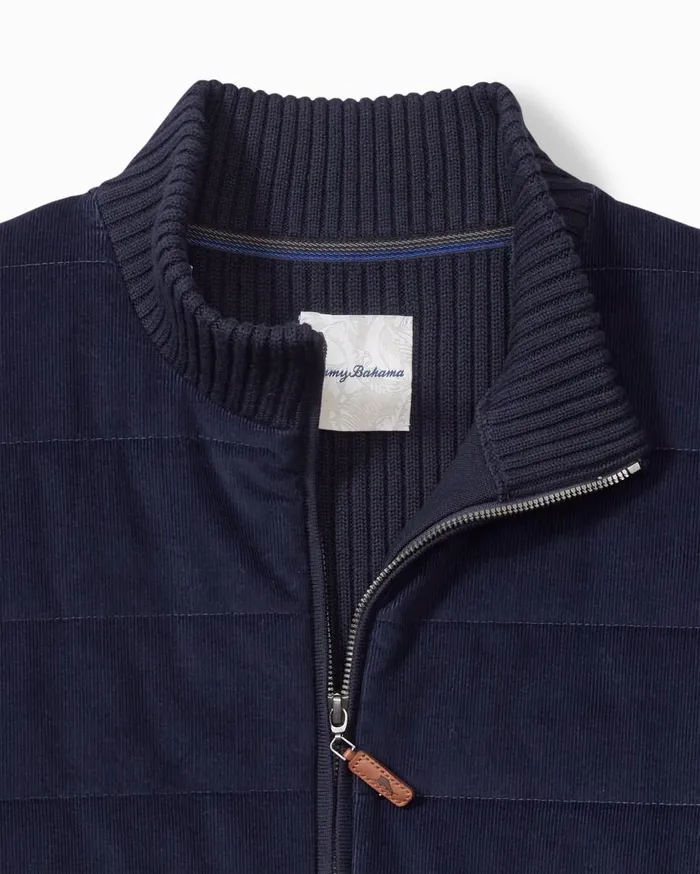 Tommy Bahama Sweaters Canyon Hybrid Jacket Ocean Deep 8211 Men