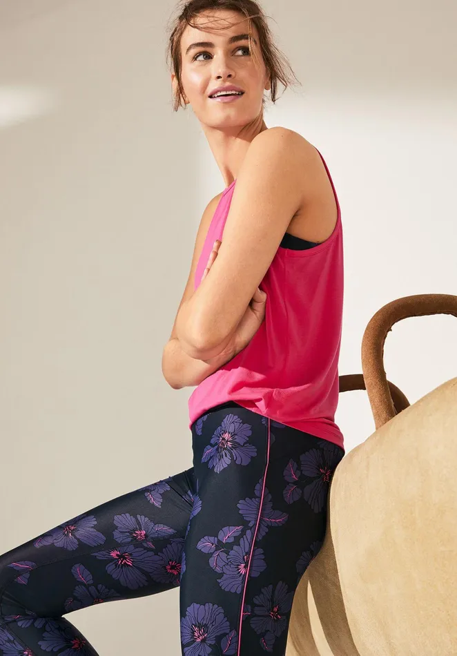 Tops and TShirts Women Hush Clio Scoop Vest Bright Pink