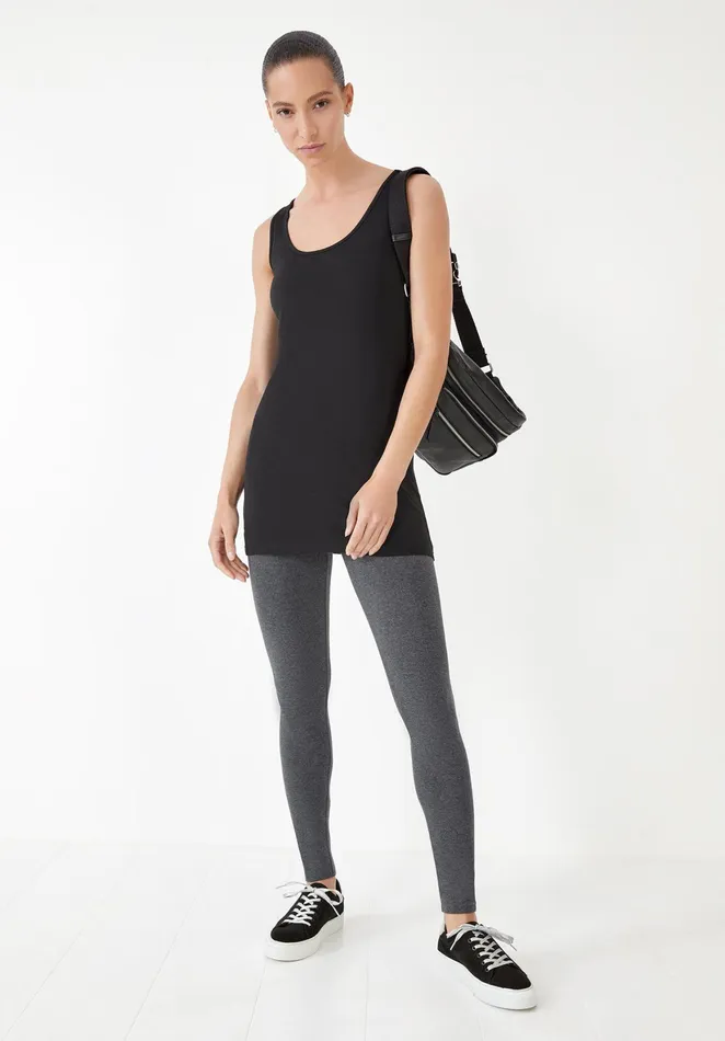 Tops and TShirts Women Hush Longline Tank Top Black
