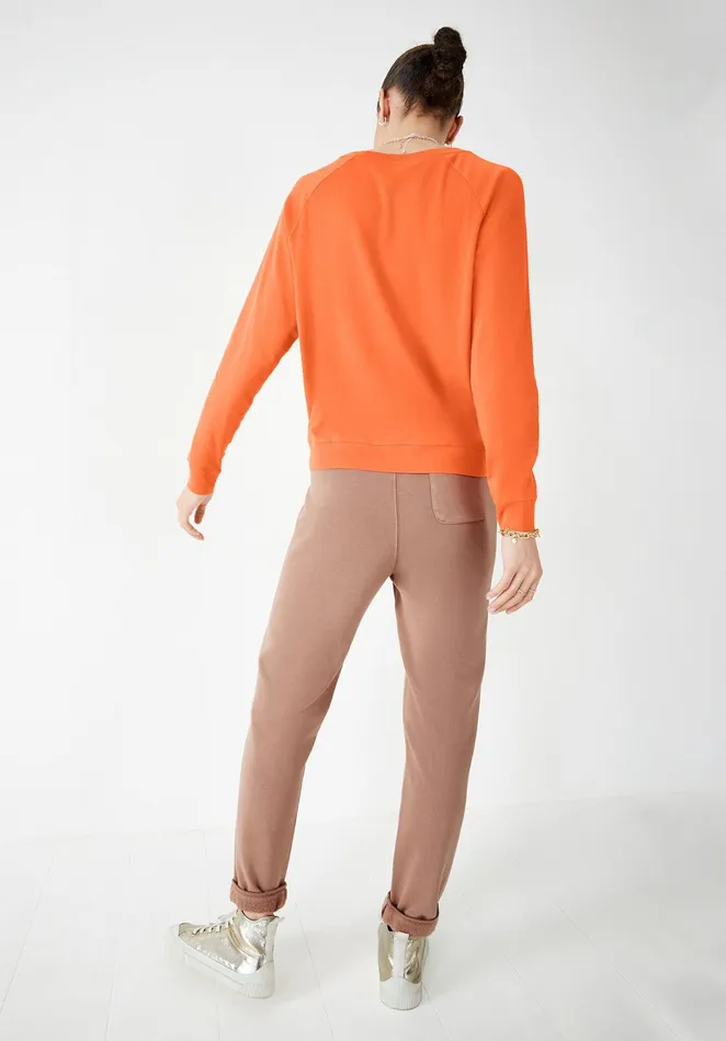 Tops and TShirts Women Hush Tilda Long Sleeve Top Orange Sorbet