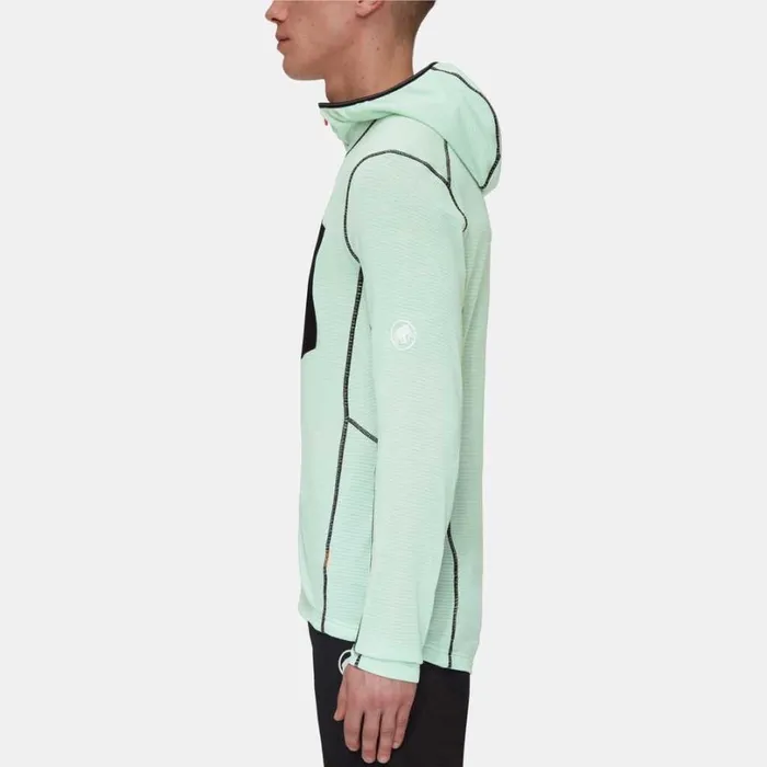 Tops Men Mammut Aenergy Light ML Hooded Jacket Neo Mintblack