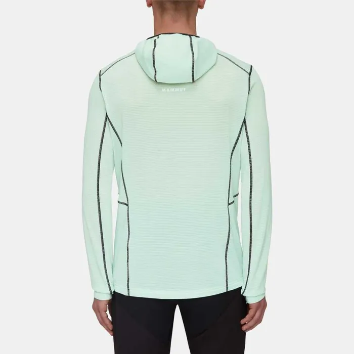Tops Men Mammut Aenergy Light ML Hooded Jacket Neo Mintblack
