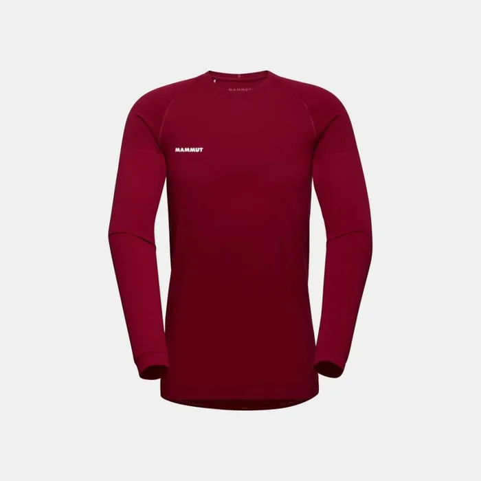 Tops Men Mammut Trift Longsleeve Blood Red