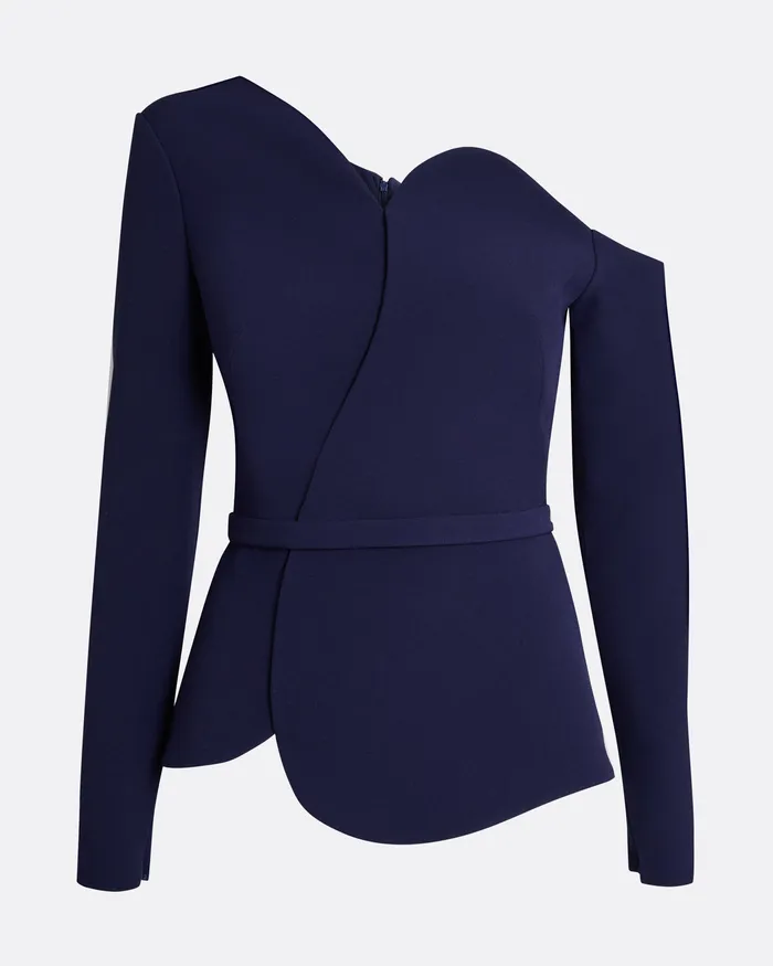 Tops Safiyaa Women Adil Azurite Blue Top Azurite Blue