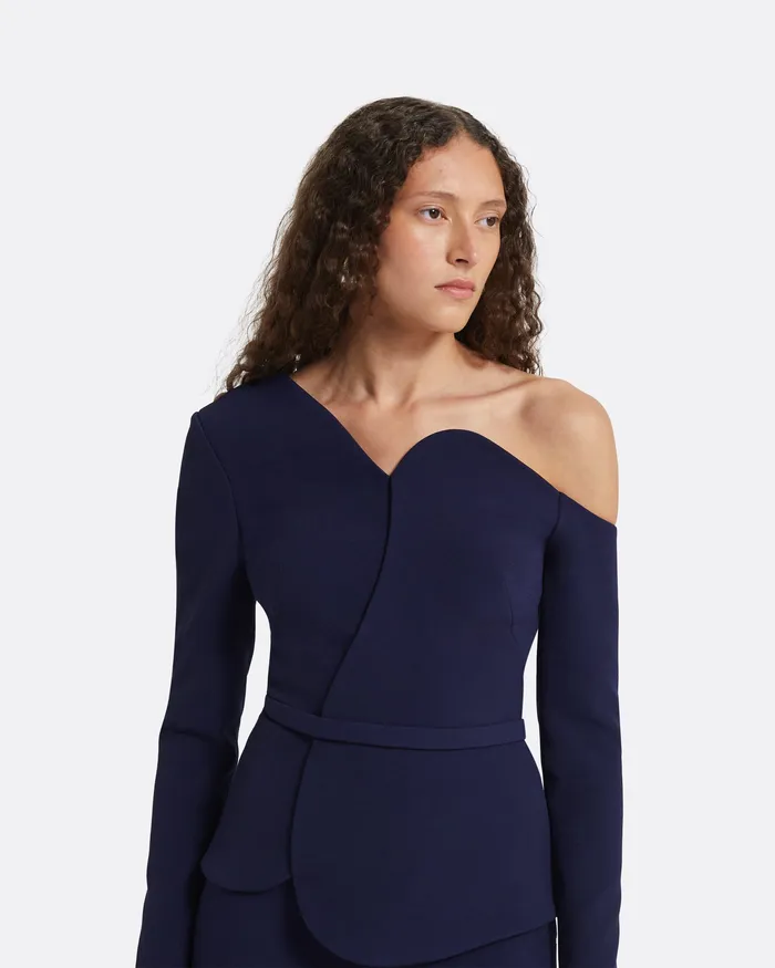 Tops Safiyaa Women Adil Azurite Blue Top Azurite Blue