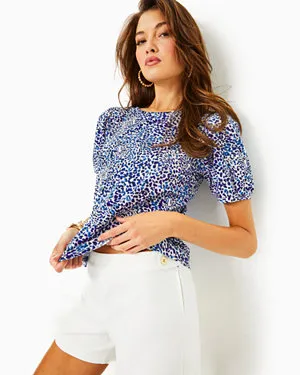 Tops Women Lilly Pulitzer Rhett Top Resort White Twisted Up
