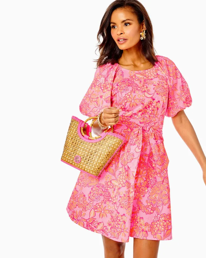 Tops Women Lilly Pulitzer Sea View Linen Button Down Top Aura Pink Check You Out Tops Women Lilly Pulitzer Sea View Linen Button Down Top Aura Pink Check You Out