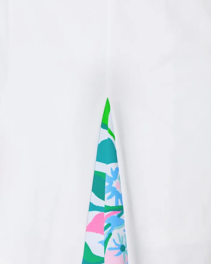 Tops Women Lilly Pulitzer UPF 50 Luxletic Lakelyn Bra Polo Top Resort White Holding Court Tops Women Lilly Pulitzer UPF 50 Luxletic Lakelyn Bra Polo Top Resort White Holding Court
