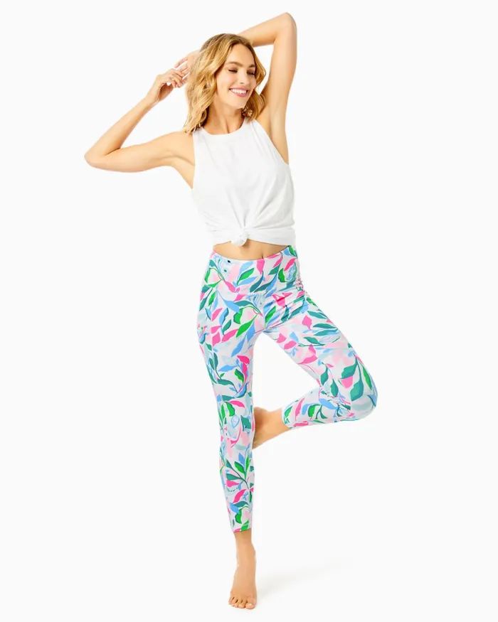 Tops Women Lilly Pulitzer UPF 50 Luxletic Lakelyn Bra Polo Top Resort White Holding Court Tops Women Lilly Pulitzer UPF 50 Luxletic Lakelyn Bra Polo Top Resort White Holding Court