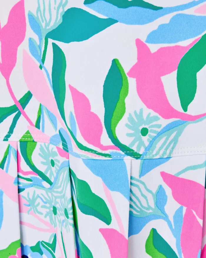 Tops Women Lilly Pulitzer UPF 50 Luxletic Lakelyn Bra Polo Top Resort White Holding Court Tops Women Lilly Pulitzer UPF 50 Luxletic Lakelyn Bra Polo Top Resort White Holding Court