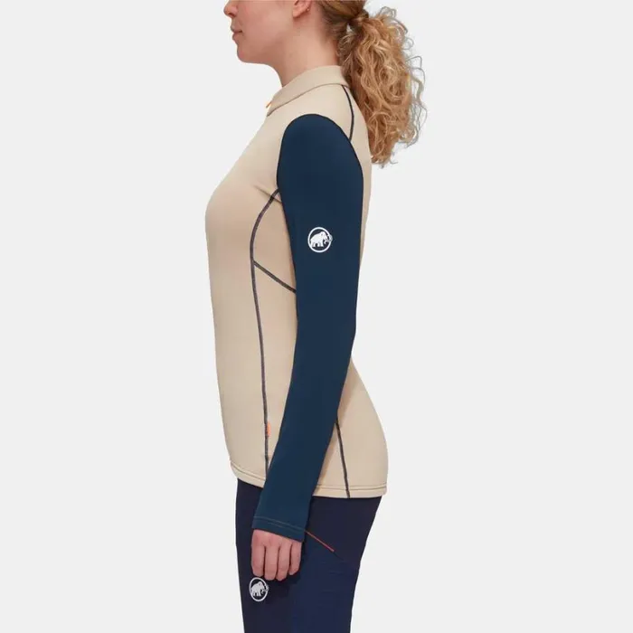 Tops Women Mammut Aenergy ML Half Zip Pull Savannahmarine Tops Women Mammut Aenergy ML Half Zip Pull Savannahmarine
