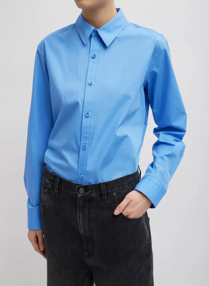 Tops Women Tibi Charlie Men039s Slim Shirt