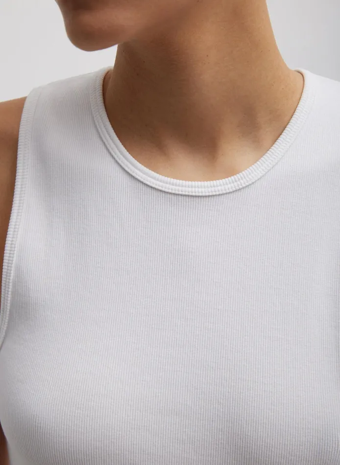 Tops Women Tibi Ribbed TShirt Tank