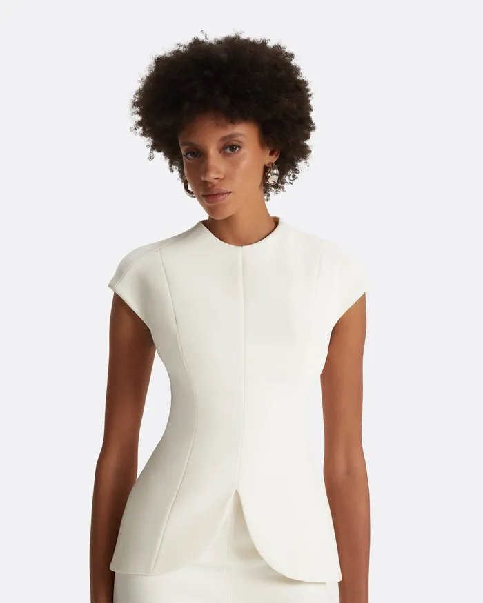 Toril Ivory Top Ivory Women Tops Safiyaa