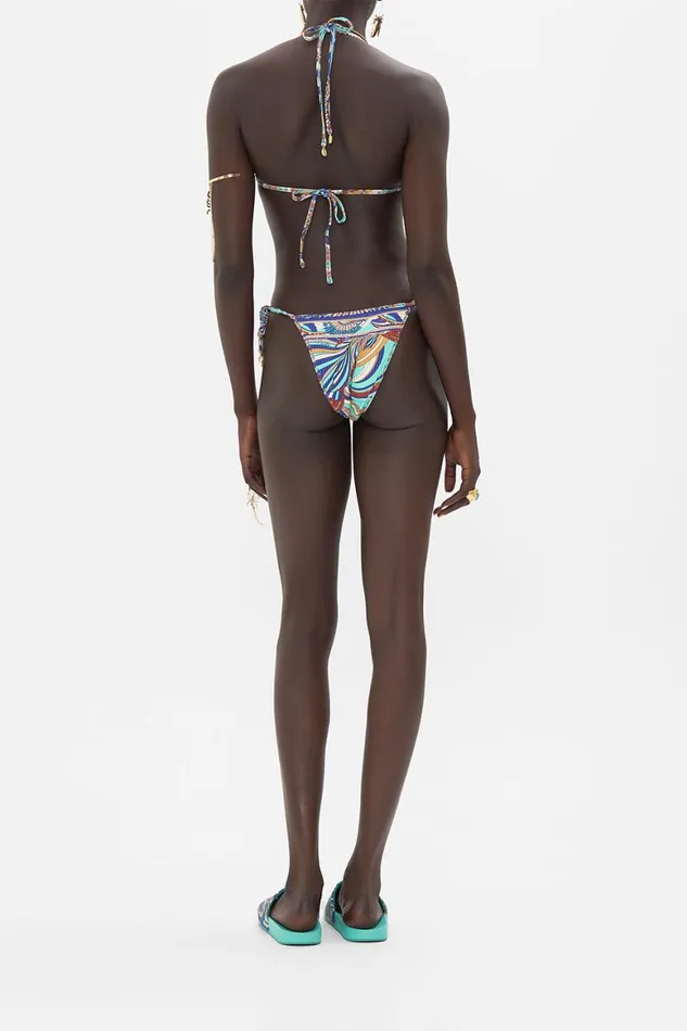 TRI BRA BIKINI W MULTICOLOUR STITCH DETAIL OASIS ORACLE Oasis Oracle Womens Camilla Bikinis